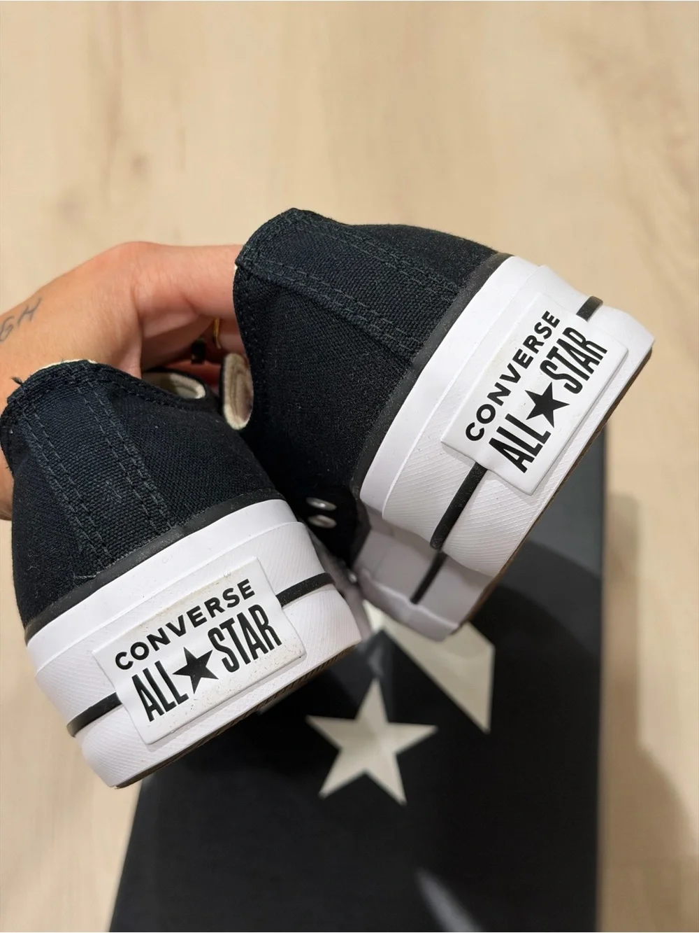 Converse - Chuck Taylor All Star Lift Platform Canvas Low-Top Sneakers - Picture 13 of 15